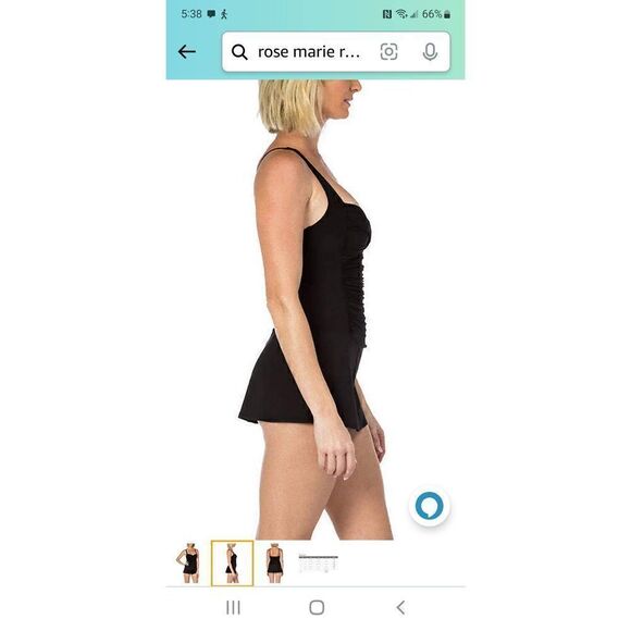 NWT ROSE MARIE REID SWIMDRESS - Picture 2 of 5
